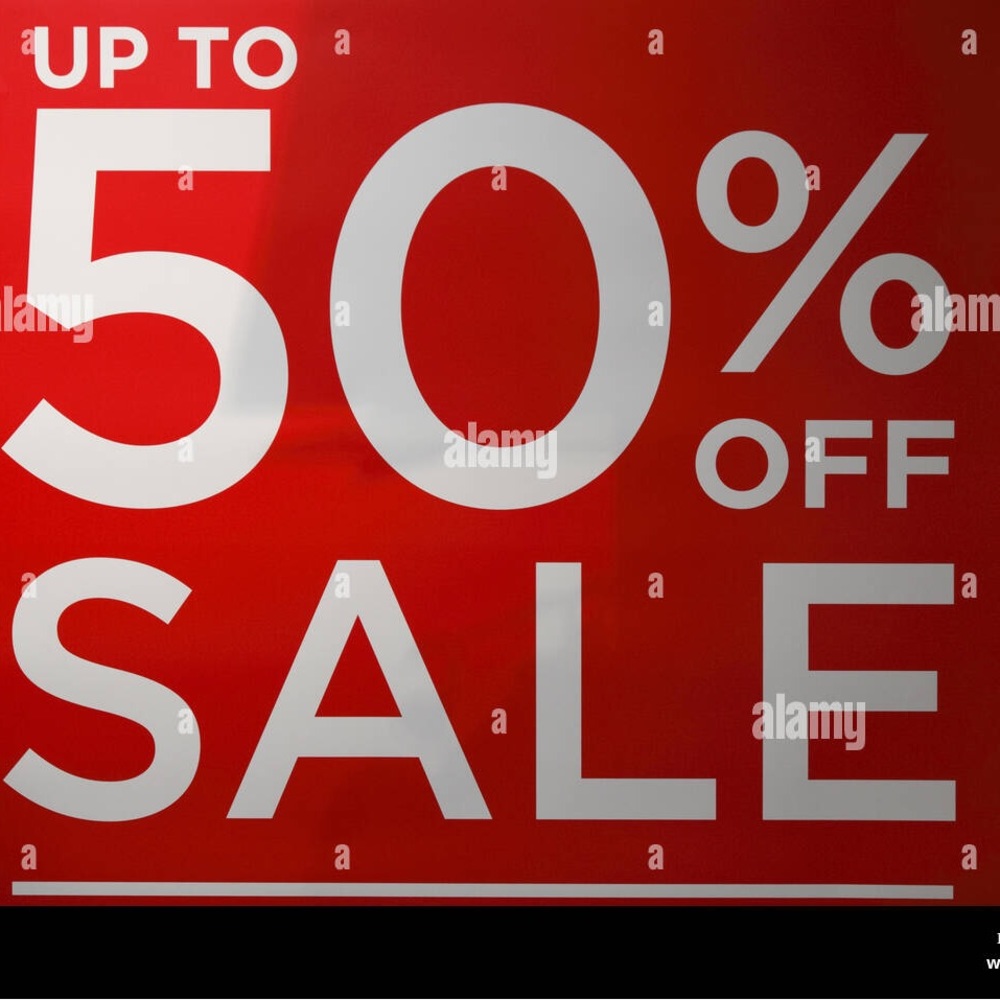 Get up to 50% of on my closet!